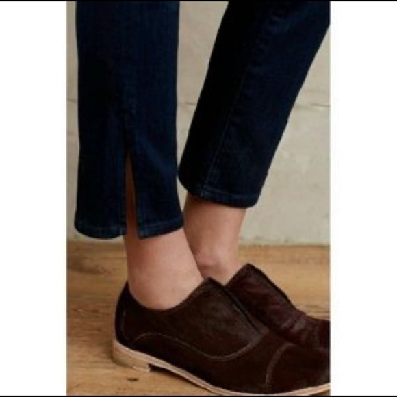 Anthropologie Pilcro Stet Side Slit Ankle Jeans 26 - Picture 4 of 9